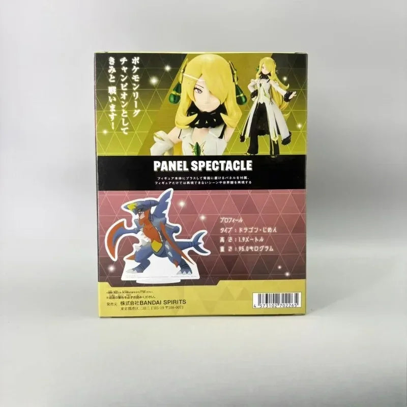 Bandai Pokemon Masters EX Panel Spectacle Arcues Cynthia  Mega Garchomp Figure Figures Anime Model Genuine Toy Gift Doll AS