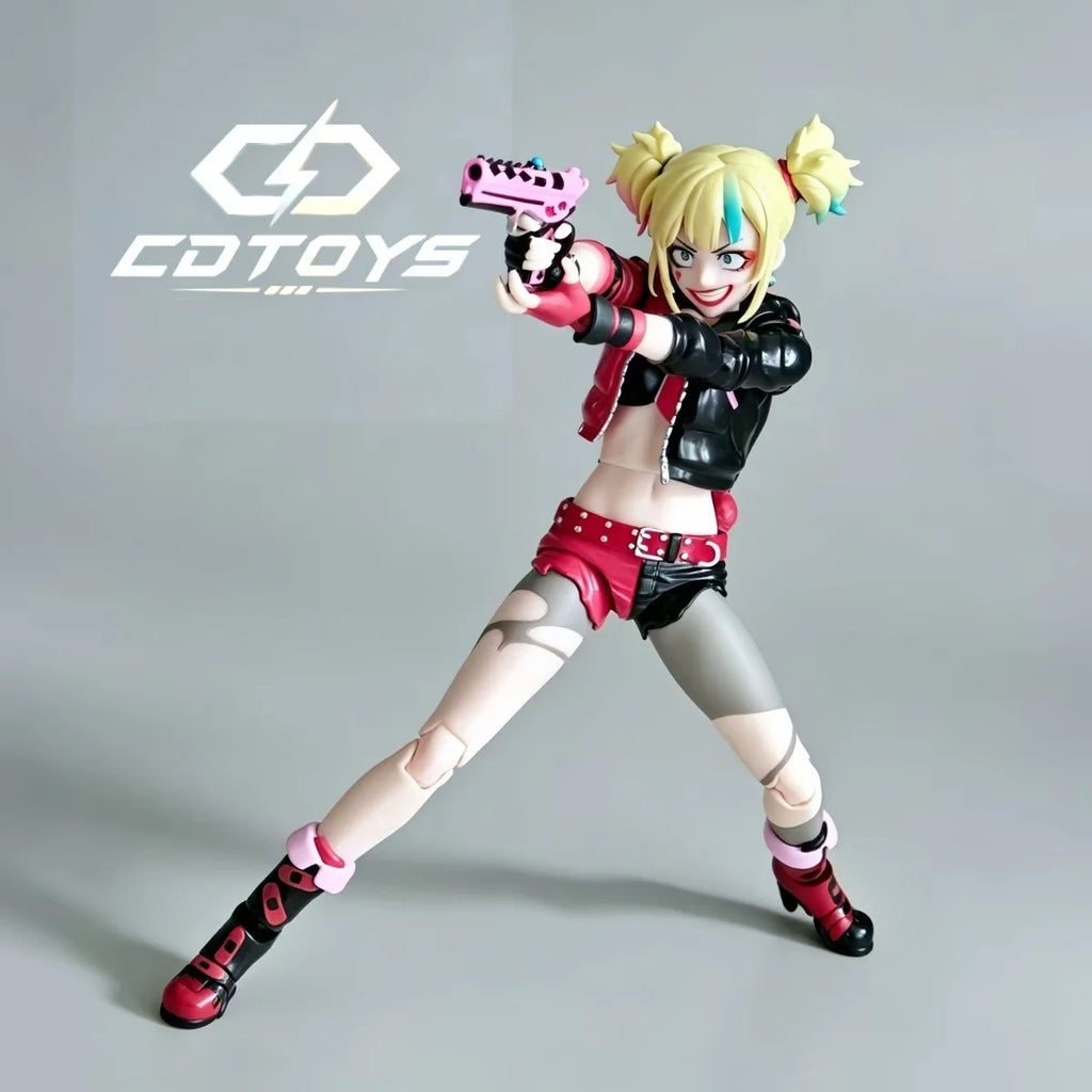 New CD Toys Harley Quinn Anime Action Figure DC Joker Figurine KO Kaiyodo Yamaguchi Model Gifts Batman Toys