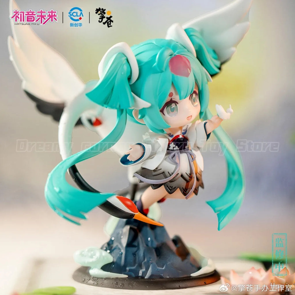 【In Stock】Original Qingcang Studio Piapro Characters Hatsune Miku Yuluo Huayin Q Version Figure Toys Model