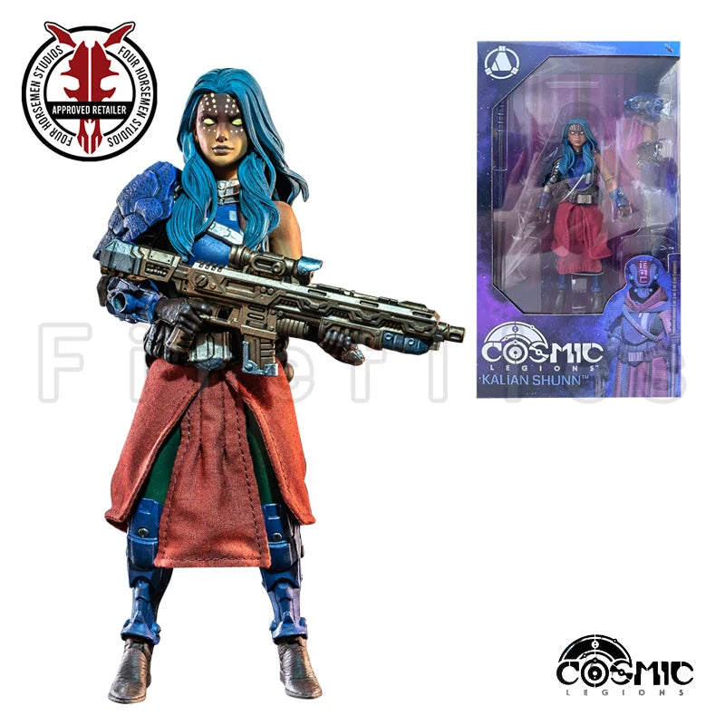 1/12 6inches Four Horsemen Studio Cosmic Legions Outpost Zaxxius Kalian Shunn Anime Model