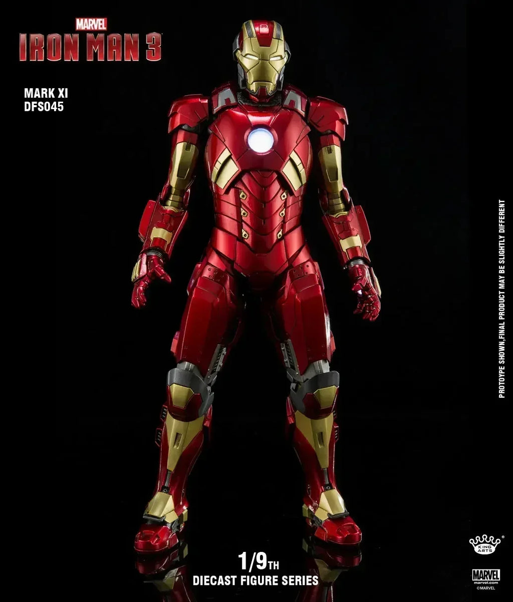 1:9 Mk8 Mk9 Mk11 Mk12 Mk13 Mk14 Marvel Iron Man Kingarts Ka Complete Alloy Toy Figure Assembled Collectible Model Gift Boy Deco