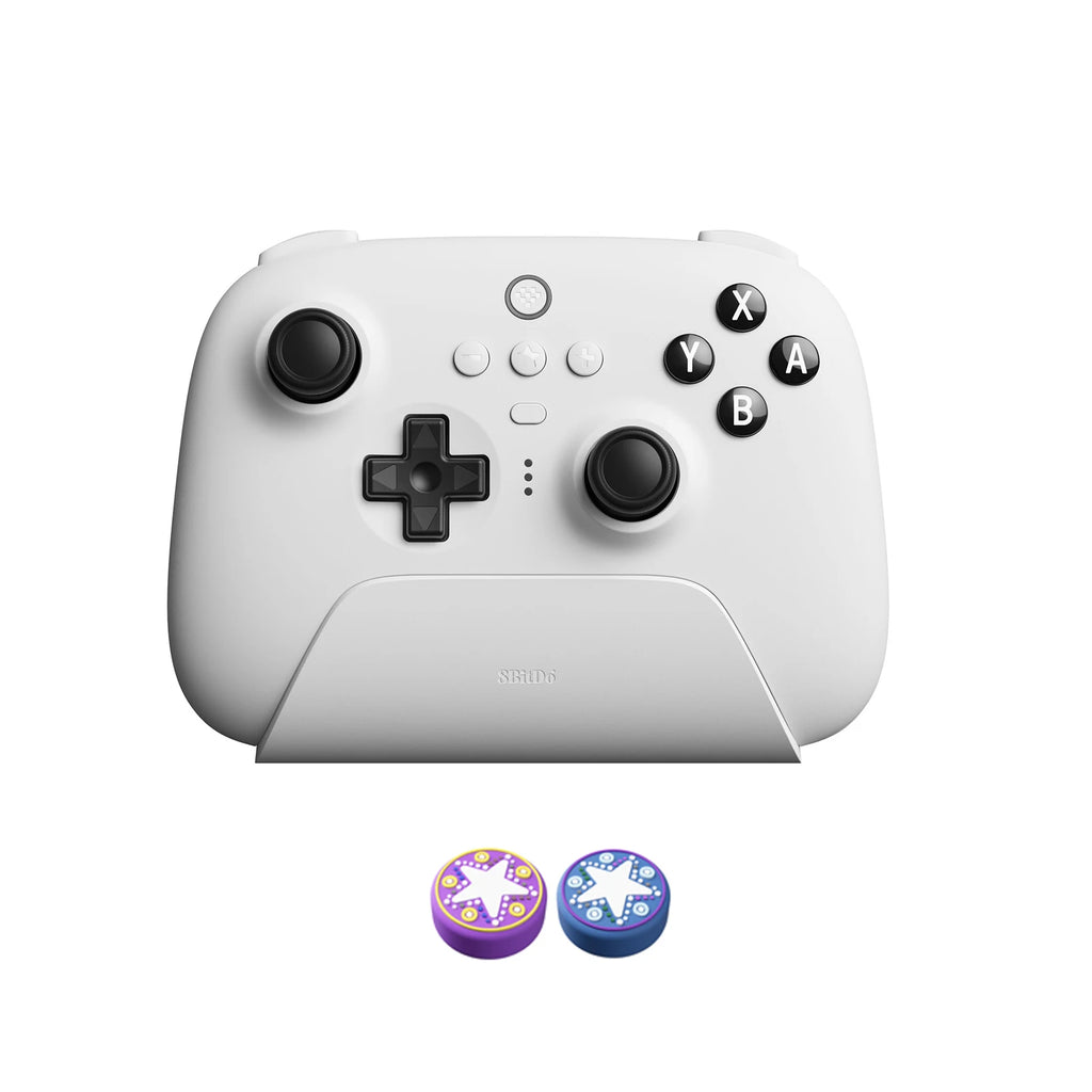 8Bitdo Ultimate Bluetooth Controller with Charging Dock for Switch 2 Wireless Gamepad Hall Effect Joystick for Windows PC