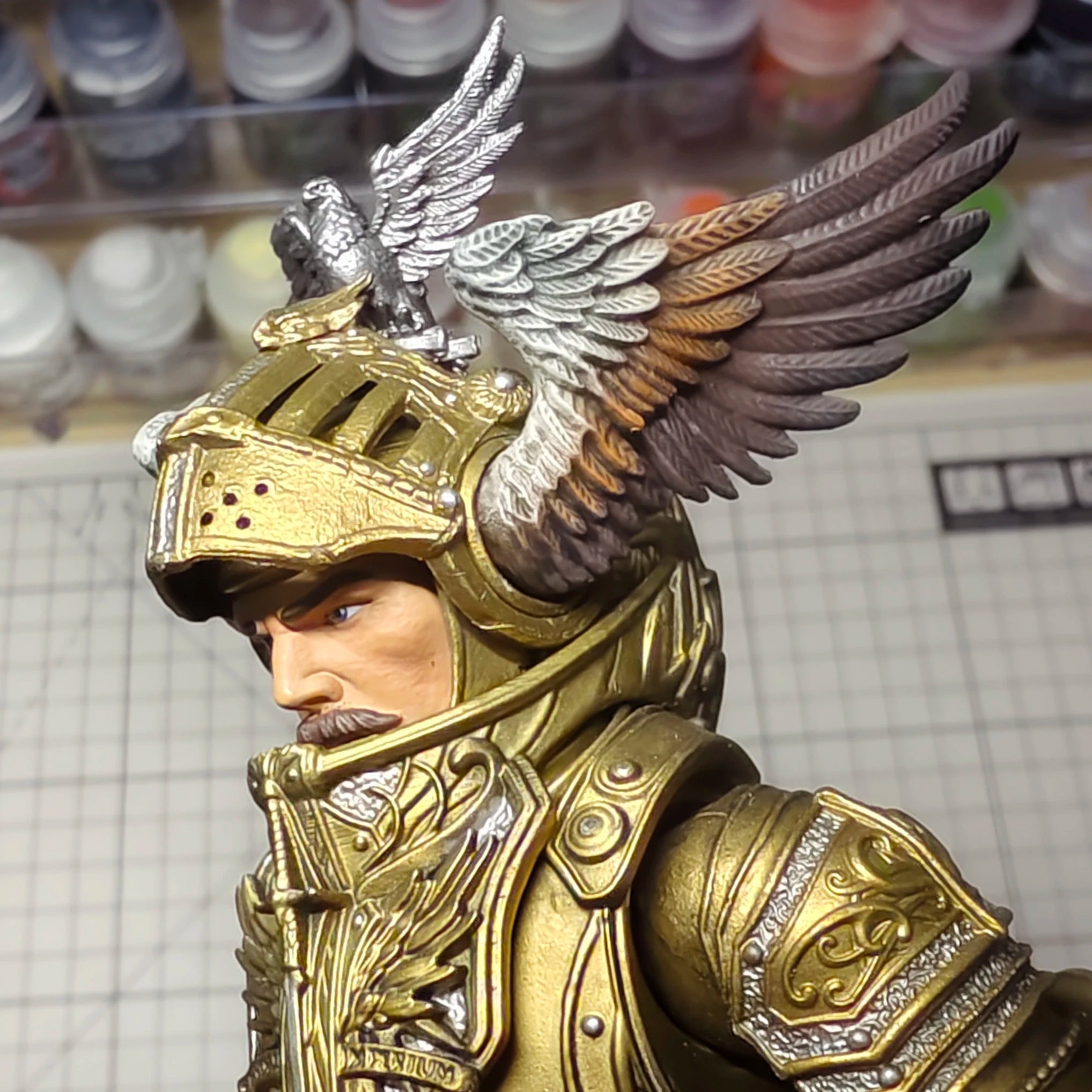 【No Figure】1/12 Scale Male Conversion Parts Four Knight Mythic Legions Knight Wing Ear Accessory Fit 6inch Kotobukiya Model