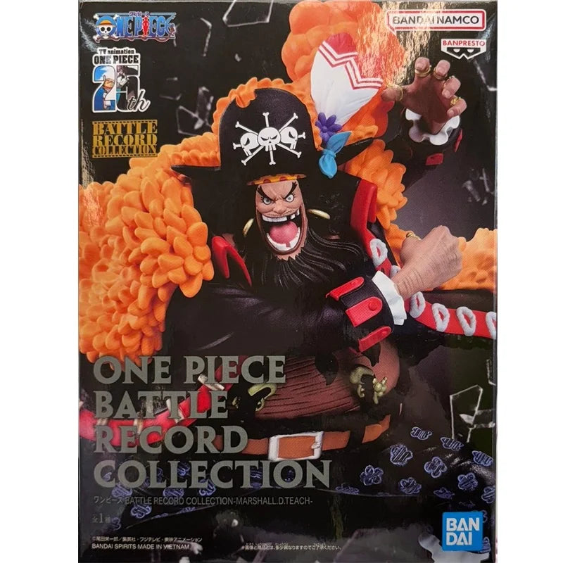 В наличност Оригинални фигурки BANDAI BANPRESTO BATTLE RECORD COLLECTION One Piece Marshall D Teach Blackbeard от аниме, модели, колекция