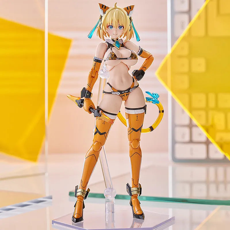 Spot SaleGSC SOPHIA F. SHIRRING TIGER ARMOR VER. Action Figures PLAMAX BP-02 Anime Toys Assembled Mol Kit Original BoxIn stock
