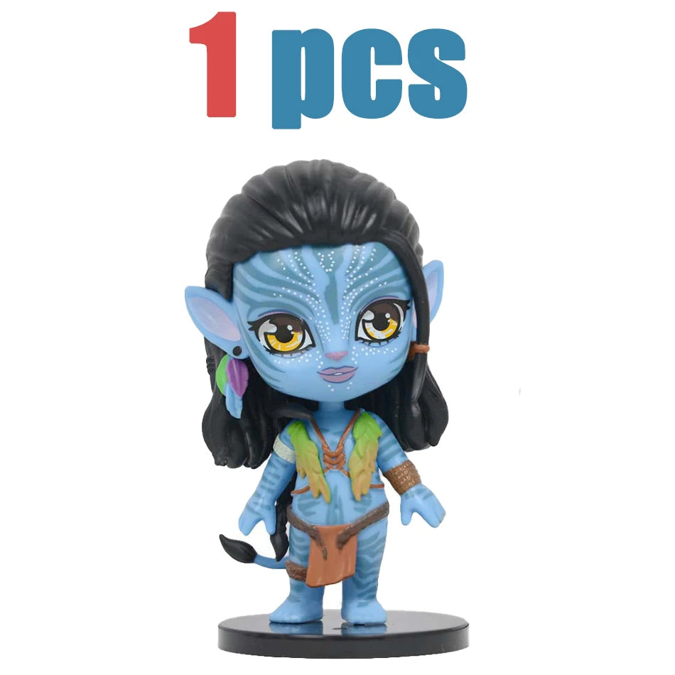 Avatar 2 Neytiri & Jake Sully PVC Figure Model Small Statues Collectibles Desktop Decorations Doll Models Decorations Gifts