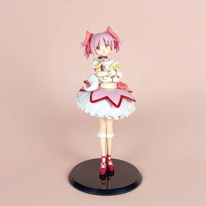 22cm Anime Puella Magi Madoka Magica Action Figure - Akemi Homura Kaname Madoka Standing Posture Collectible Cartoon Toys Gifts