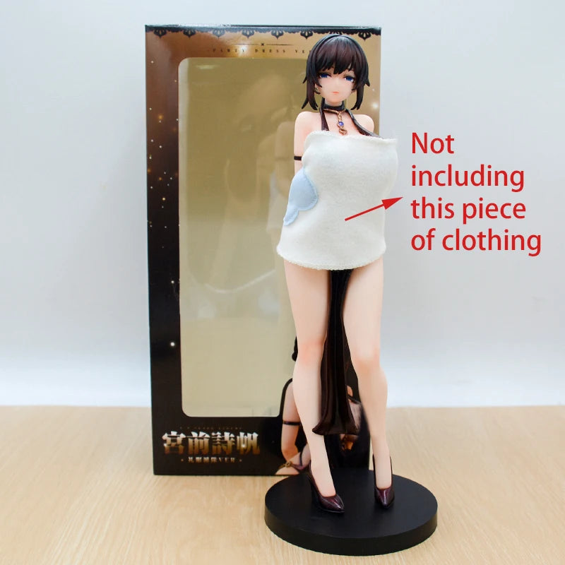 Super Nova Shiho Miyamae Party Dress Anime Girl Figure Shiho Miyamae illustration by JackDempa Action Figure Model Doll Toy Gift