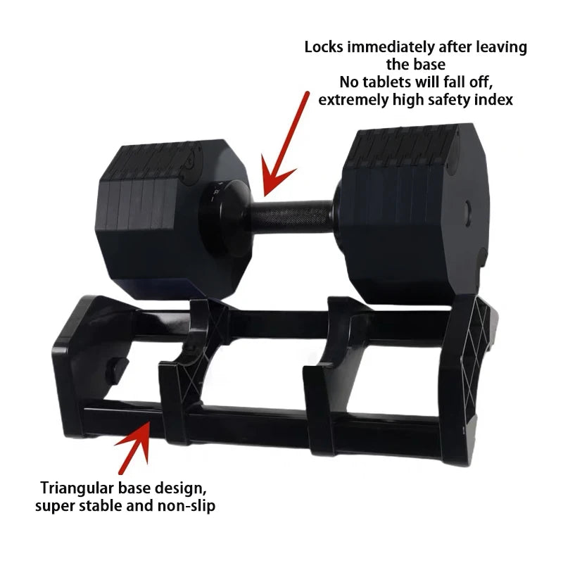 Neues Design Fitnessstudio Fitness Freihanteln Ausrüstung Fitness Hanteln Set Hanteln 32 kg 80lb Verstellbares Hantelset