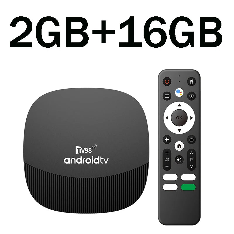 TV98 ATV Max Plus TV Box 8K 4K Android 14 Set Top Box 4G 5G 8GB 128GB Voice Remote WiFi Media Player Ultra Smart TV Box iptv