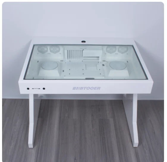 Computer chassis integrated table, two hosts can be installed for two, cool MOD large chassis, water-cooled e-sports table Y13