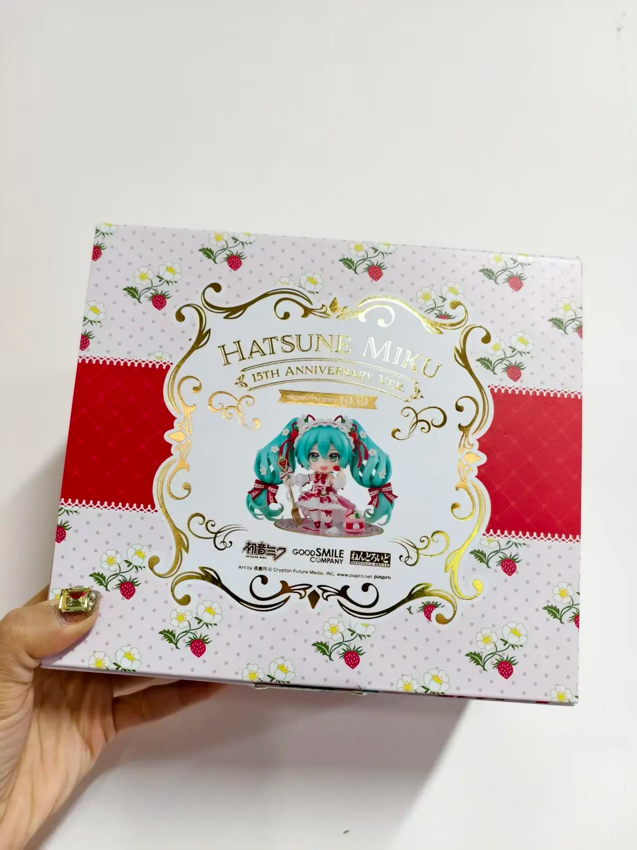 In Stock Original GSC Nendoron#1939 Hatsune 15th Anniversary Ver. 10cm Anime Movable Model Figure