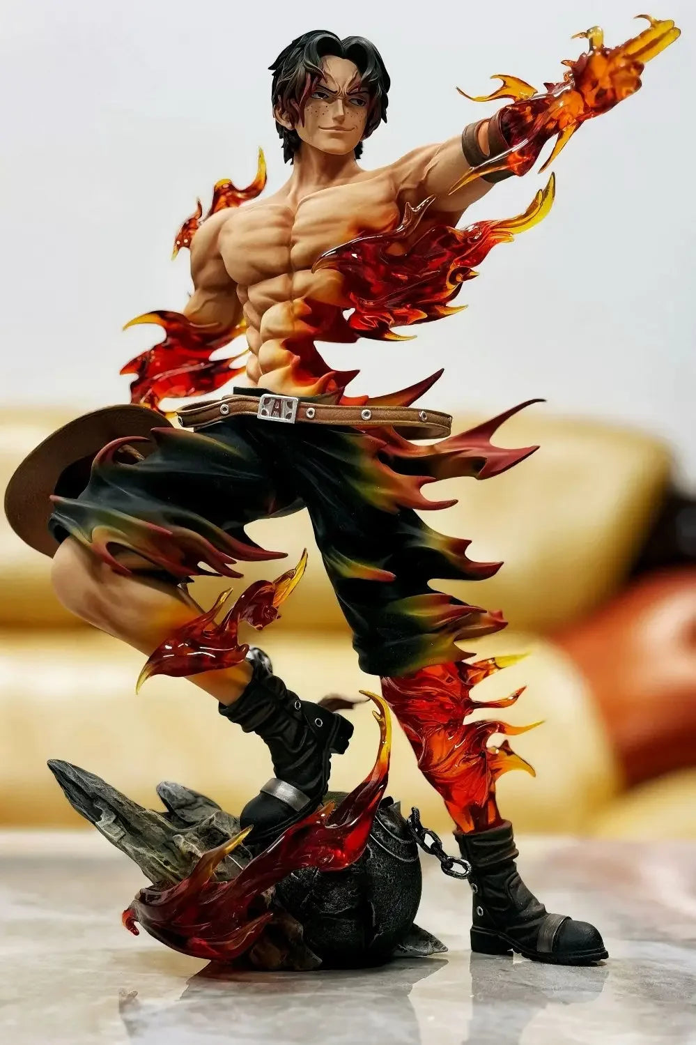 2026 Ace Anime Figure Portgas·D· Ace Action Figurine Statue Pvc Gk Model Collection Doll Desk Decoration Toy Birthday Gifts
