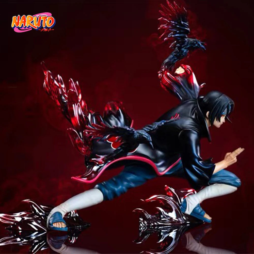Naruto Anime Figur Gk Itachi Uchiha Actionfigur Akatsuki Statue Tsukuyomi Puppe PVC Modellsammlung Spielzeug für Kinder Geschenk