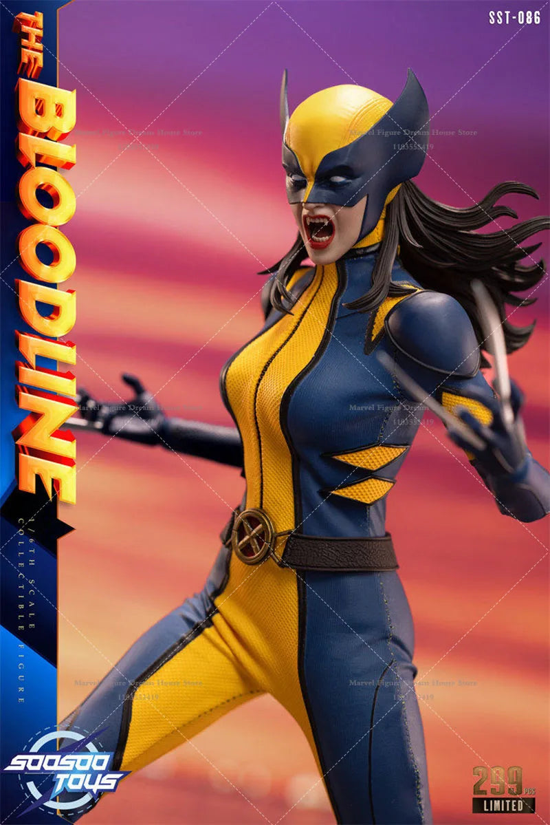 Soosootoys SST-086 1/6 Scale Classic Yellow And Blue Battle Suit 12-inch Full Set Action Figure Soldier Doll Body Height 28CM