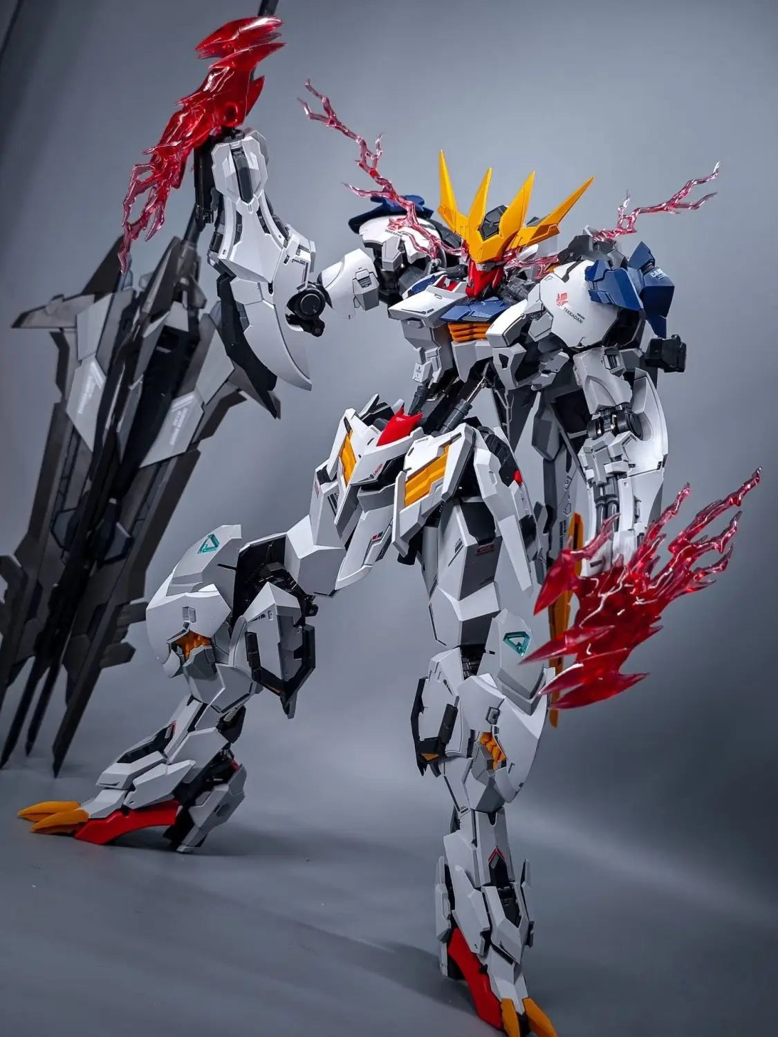 1/100 Wolf Model Barbatos Assembly Model Kit Wolf Technology Alloy Skeleton Action Figure Doll Statue Collection Model Toys Gift