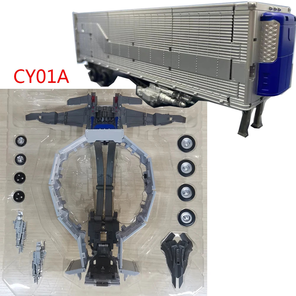 Transformationsspielzeug Baiwei Optimus Commander Robot TW1022 Anhänger Modell CY01 Taktischer Container TW1122 Action Deformationsfigur