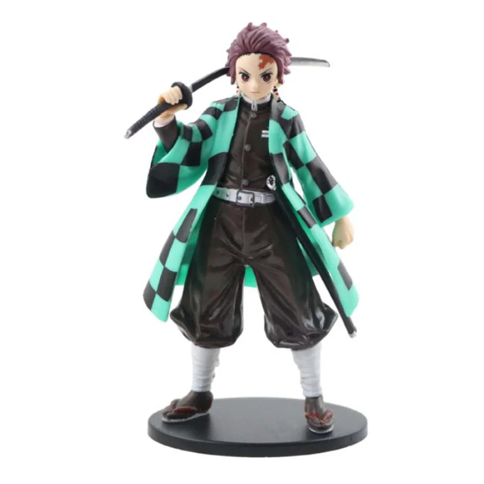 Anime Demon Slayer Action Figures Kimetsu No Yaiba Shinobu Nezuko “PVC” Dolls Model Collection Ornaments Japan Derivatives Toys