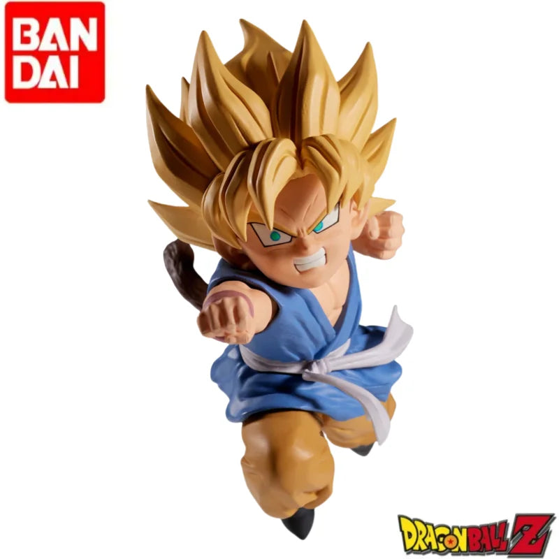 In Stock Bandai Original Dragon Ball Banpresto Son Goku Super 17 Figurine Model Ornaments Statue Holiday Gifts Anime Merchandise