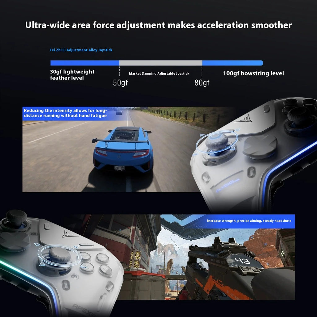 Flydigi Original APEX 5 Wireless Gaming Controller Precision Control lmmersive Vibration for Pc Suporte Switch Mobile TV Box
