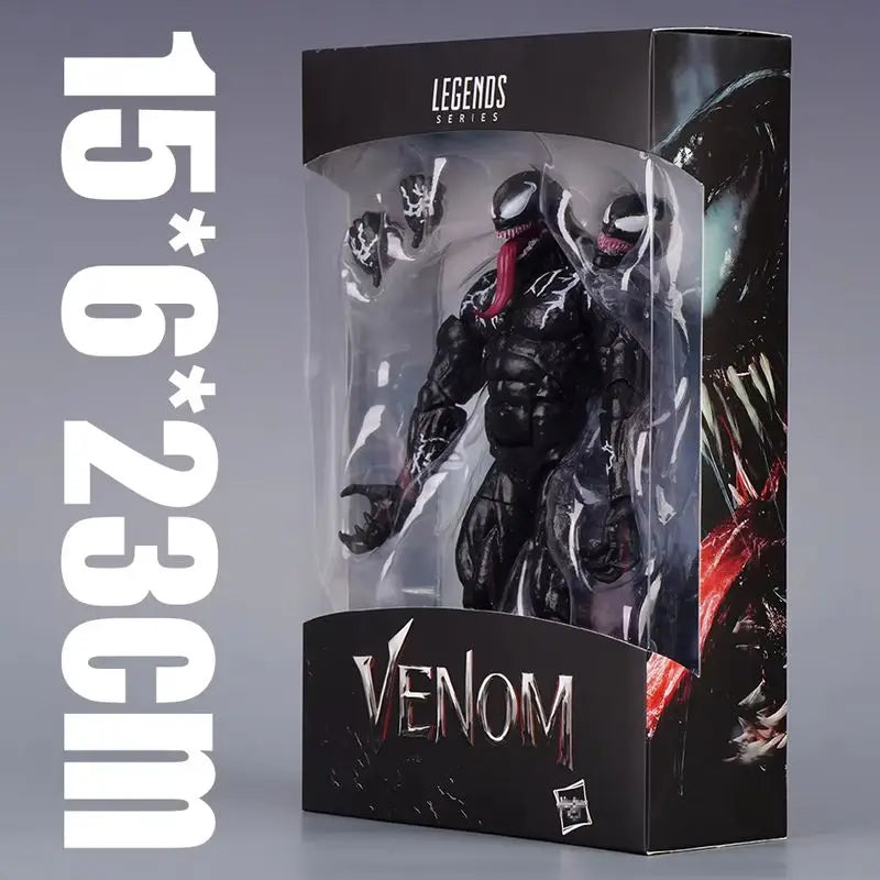 Venom Legends Action Figure Joint Movable Toys Movie Collection Change Face Statue Model Collectible Decorate For Toy Gift