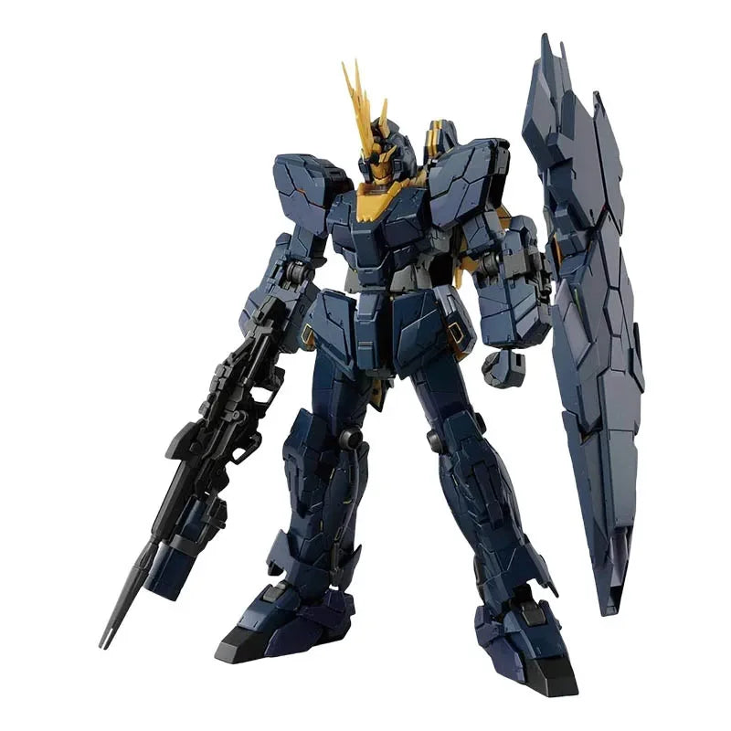 Bandai Genuine UNICORN GUNDAM 02 BANSHEE NORN RG Anime Action Figure Robot Periphery Action Figure Toy