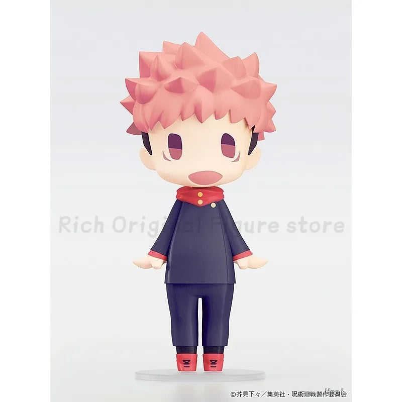 【In Stock】Original GSC HELLO! GOOD SMILE Jujutsukaisen YUJI ITADORI Anime Figure Model Toys Ornaments