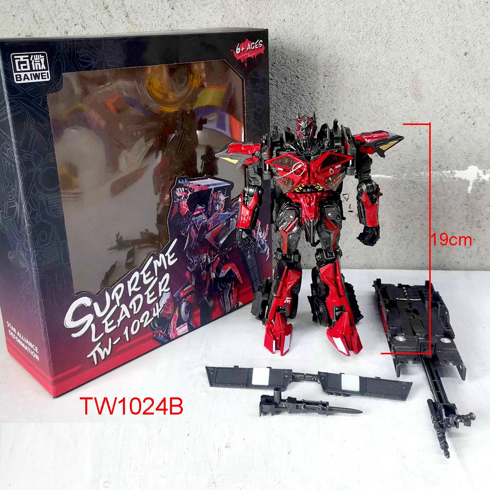 Baiwei Shockwave TW1028 Transformation Toys Sentinel Prime TW1024 Model Ironhide TW1026 Robot Bumblebe TW1025 Figure TW1030