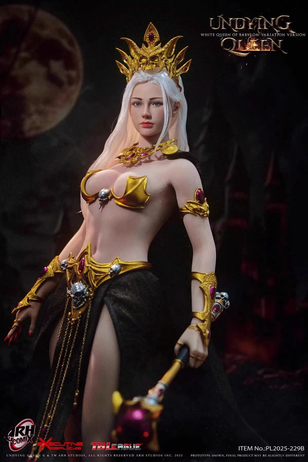 TBLeague PL2025-229 1/6 Soldier Queen of Babylon Movable Eyes 12'' Action Figures Model Toy In Stock
