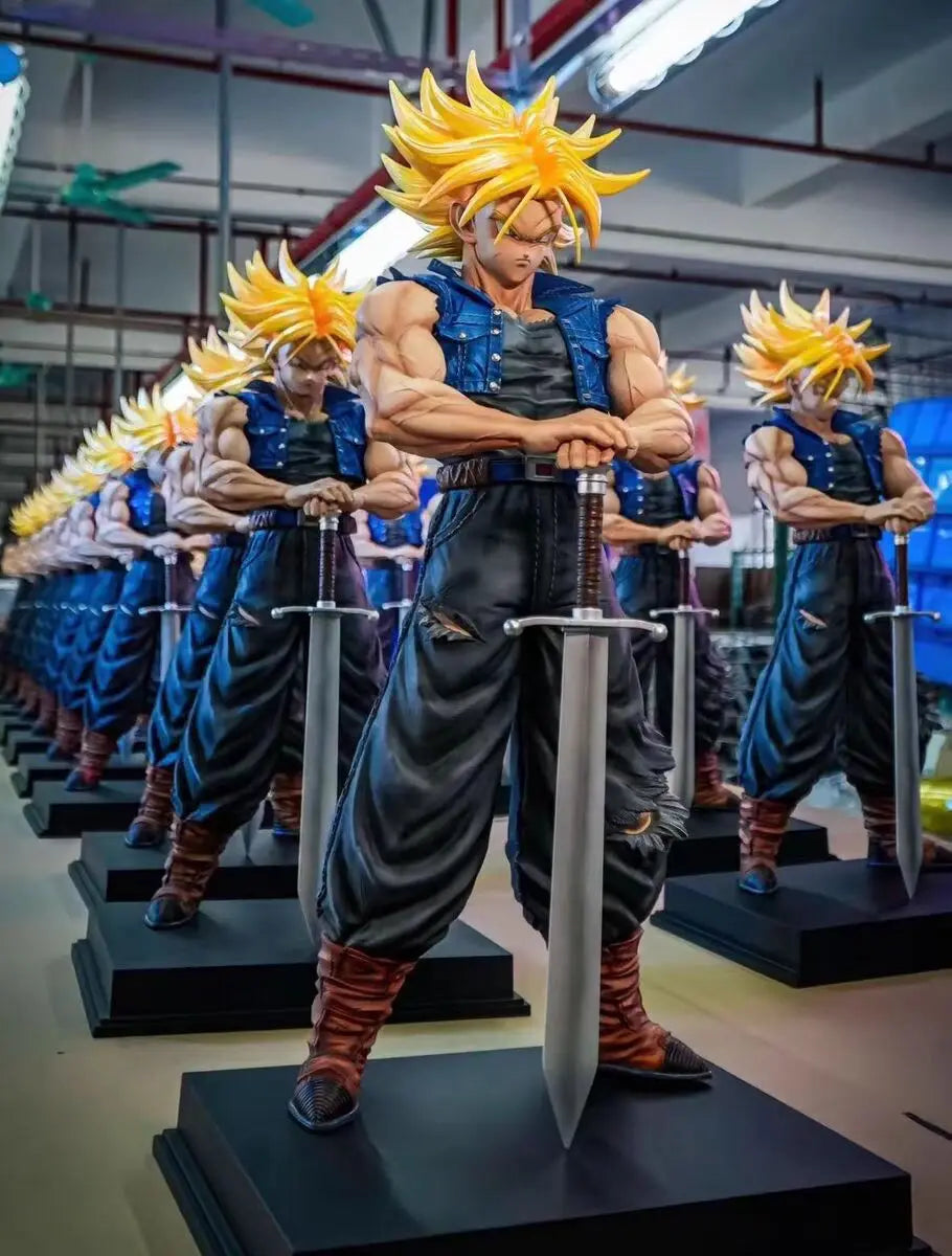 НАЛИЧНОСТ JT toys 53см Dragon Ball Аниме фигурка Torankusu Фигура Trunks PVC статуетка Колекция Модел Декорация Подаръчна играчка