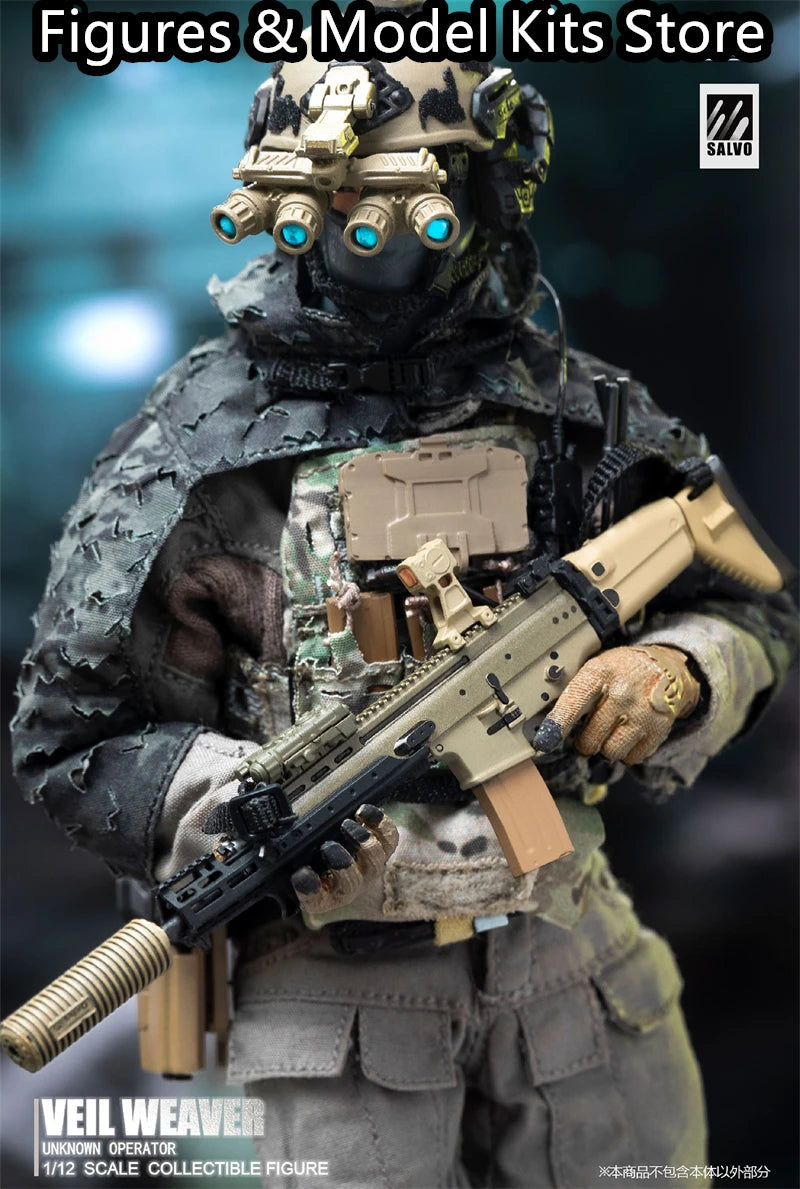 【Pre-Sale】 HASUKI SALVO SA04 WM-07 Veil Weaver Unknown Operator 1/12 Action Model Collectible Figure Toys