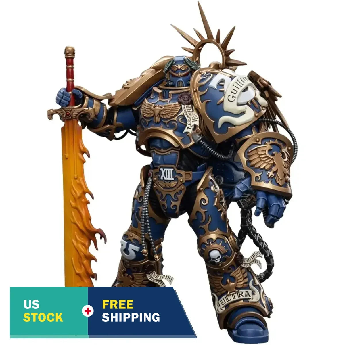 HiPlay JOYOY Warhammer 40K Roboute Guilliman Ultramarines Primarch 1/18 Action Figure