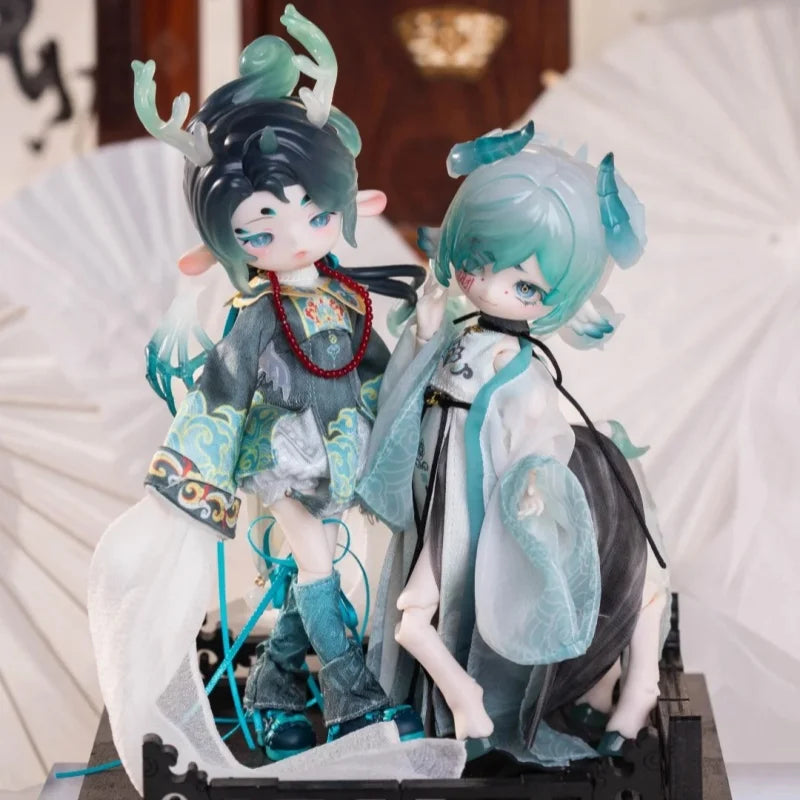 Authentic Penny Box 1/12 Bjd Green Zombie Series Anime Figure Cool Cool Limited Edition Movable Joint Model Action Figurine Gift