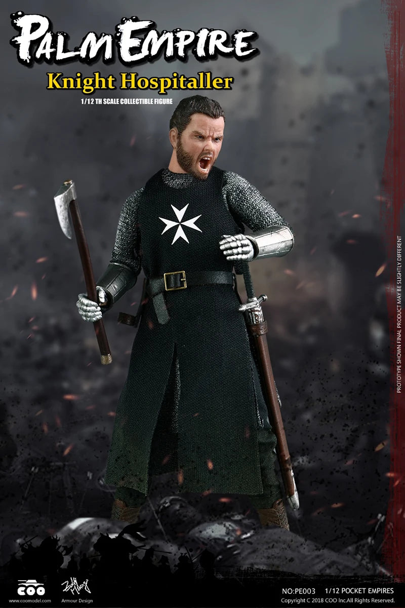 COOMODEL 1/12 Handheld Empire Series PE001 Teutonic Knights PE003 Hospital Knight Full Set 6" Action Figures In Stock