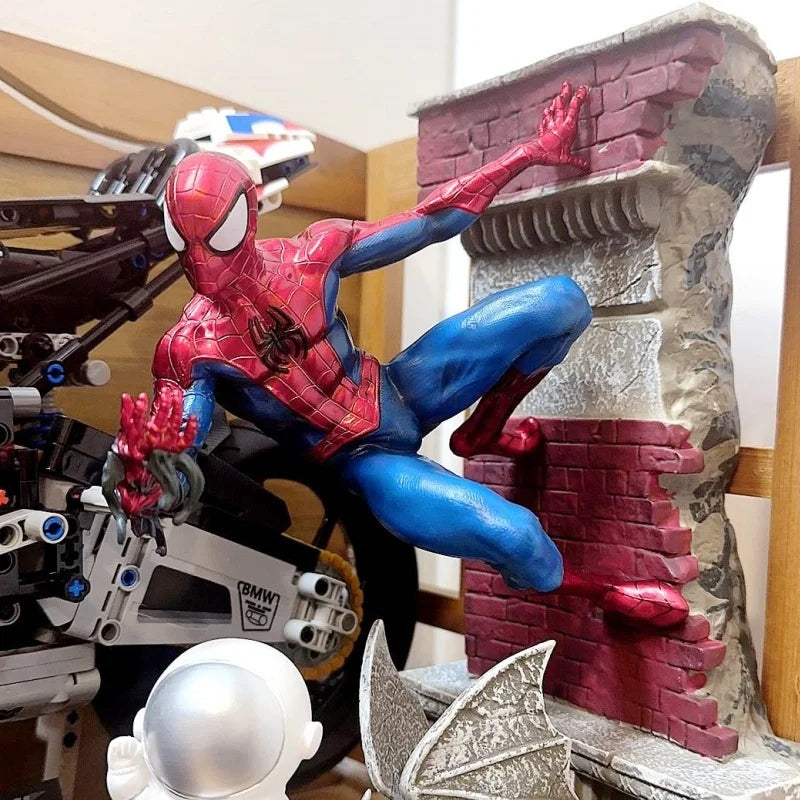 28cm Marvel Spiderman Far From Home Figure The Avengers Spider Man Statue Action Figurine Collectible Model Decor Gift Toy