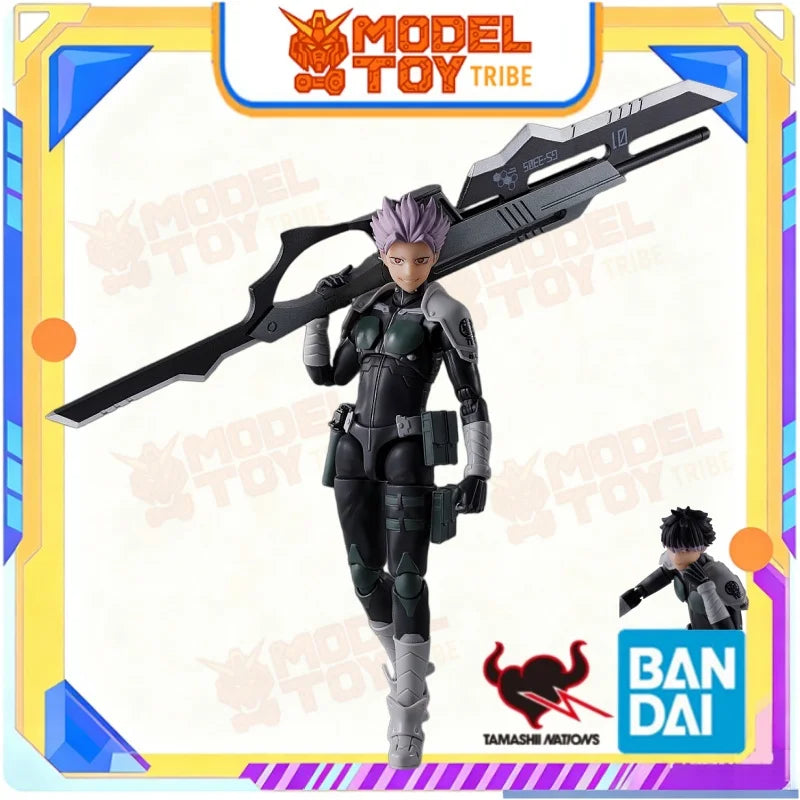 In Stock Japan Bandai Original Anime TAMASHII NATIONS 1/12 SHF Gen Narumi (Kaiju No. eight) Action Figure Model Toy Gift for kid