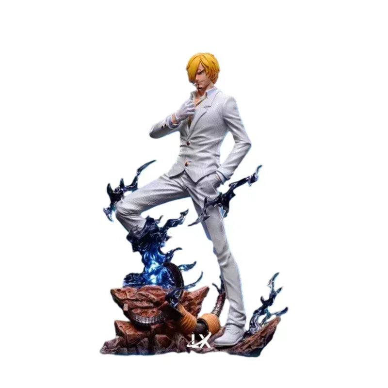 One Piece Gk Sanji Figures Sanji Luminous 27cm Anime Figure Statue Pvc Figurine Model Doll Decoration Collection Room Toys Gifts
