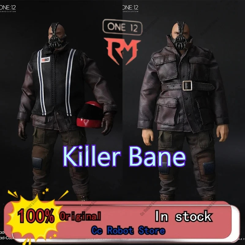 [In Stock] Remad - Custom Action Figure for Men, 1/12 Scale RM-001, Motorcycle Trench Coat Destroyer, Bane Villain Mini