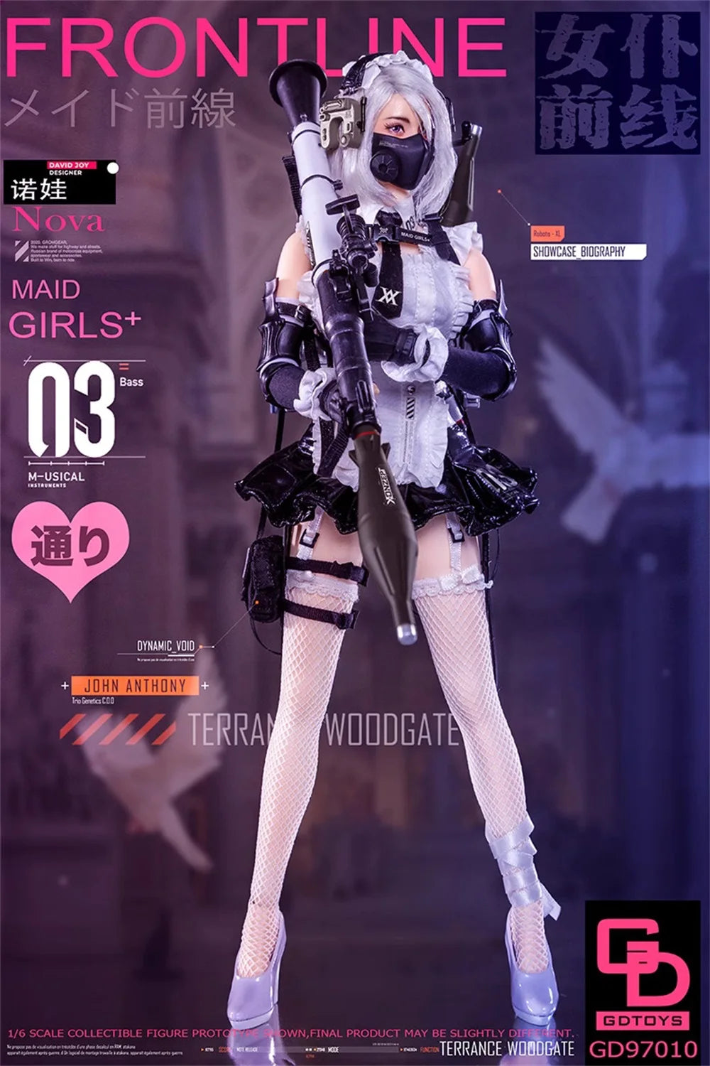 GDTOYS GD97010 Female Soldier Doll Girl NOVA Moveable Action Figure Full Set Gift For Fans Collectable 1/6