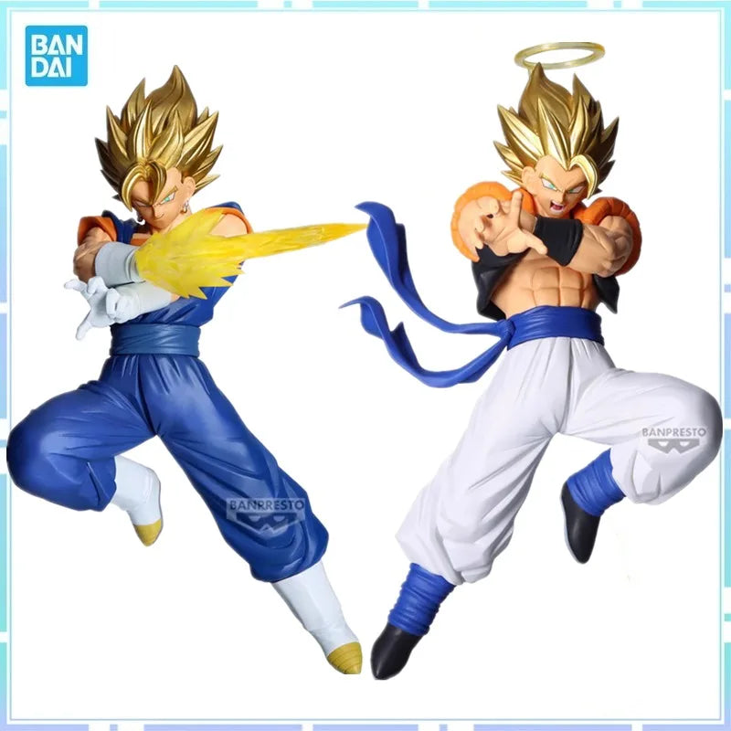 Bandai Original Banpresto Anime Dragon Ball Z Dokkan Battle Gogeta SSJ Vegito SSJ PVC Action Figure Model Collectible Toys
