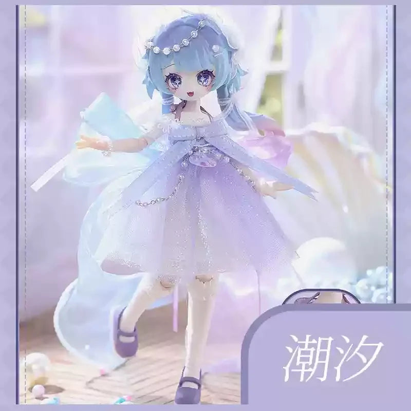 Genuine Meki Creation Heart Trendy Blind Box Toys 12 Points Bjd Action Figure Ornaments Original Toy Doll Figure Birthday Gift