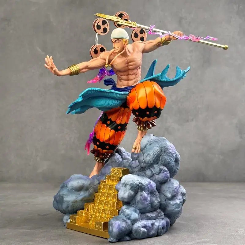 In Stock JT toys 29cm ONE PIECE Anime Figures Enel Figures PVC Statue Model collection Room decoration Birthday Gifts Toys