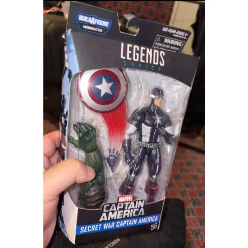 Original Hasbro Marvel Legends Series SECRET WAR CAPTAIN AMERICA Anime Figure Toy Collection Model