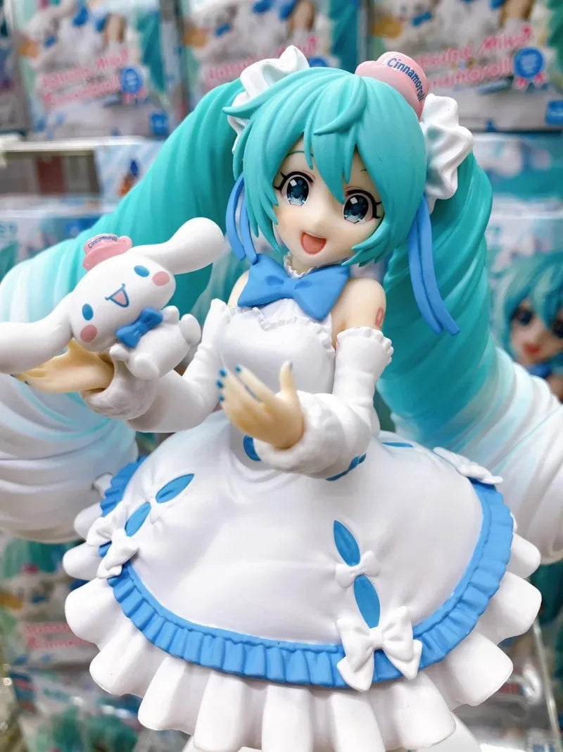 In Stock Original SEGA Luminasta Hatsune Miku Noddle Stopper Anime Figure Toys Action Figure PVC Model Collection Doll Gift