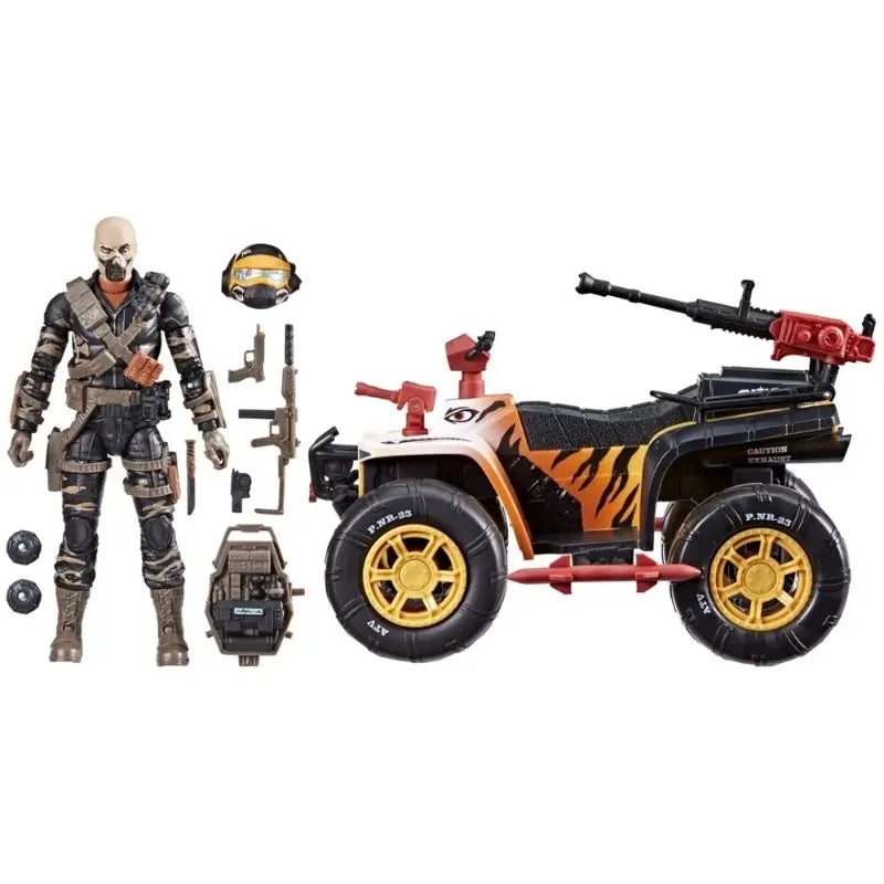 New Original G.I. Joe GI Joe Classified Series 137 Tiger Force Wreckage Tiger Paw ATV Action Figure Model Toy Collection