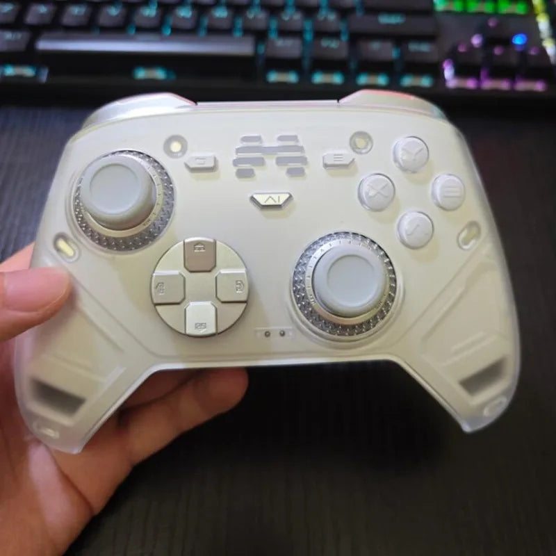 BEITONG KP70 Haptic Vibration Wireless Bluetooth Gamepad Controller for PC Steam Android iOS Switch1/2 with 6 Back Paddles