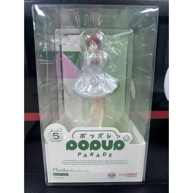 In Stock Original GSC POP UP PARADE Monika White Dress Ver. in Stock Anime Action Figures Model Toys Gift Collection