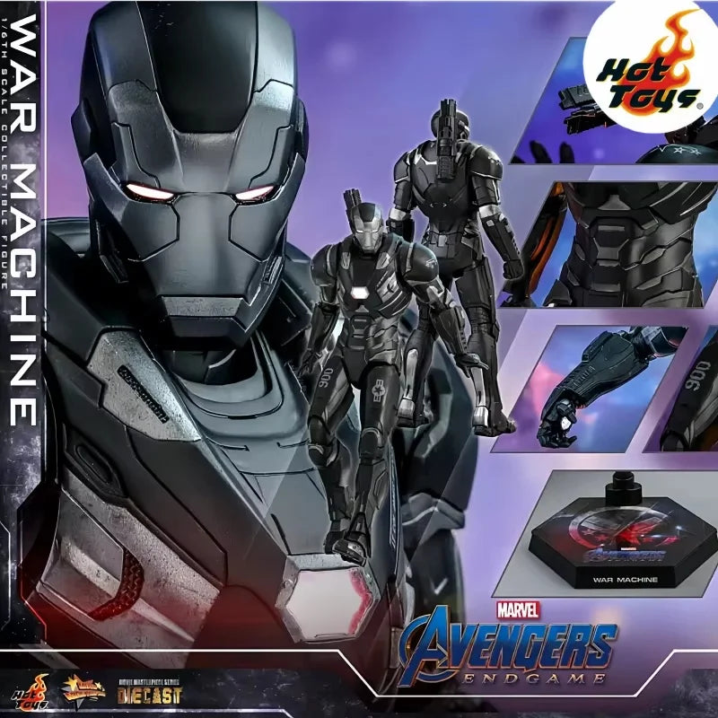 Original Hot Toys War Machine Actin Figures 1/6 The Avengers War Machine Rhodes Figurine Ht MMS530 Alloy Diecast Collection Toys