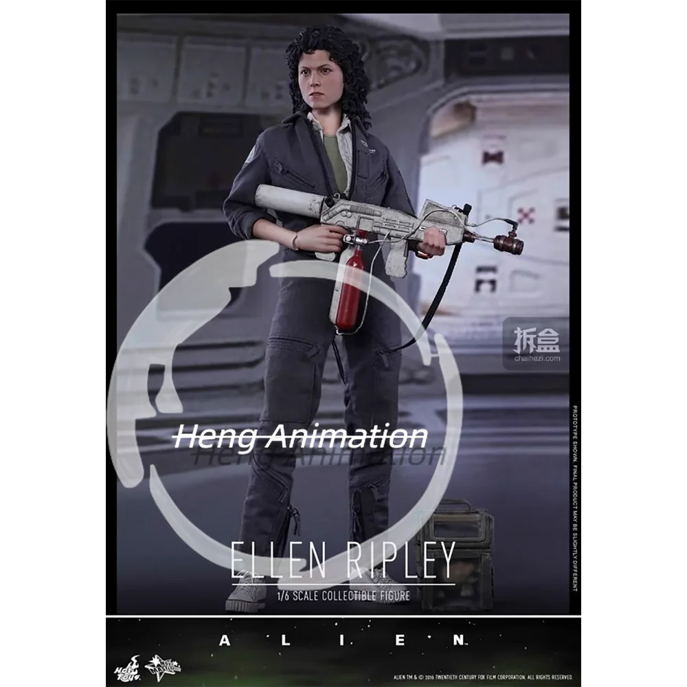 Original HotToys 1/6 MMS366 Xenomorph Ellen Ripley Action Figure Model Toys 12 inch Collection Scene Decoration Gift