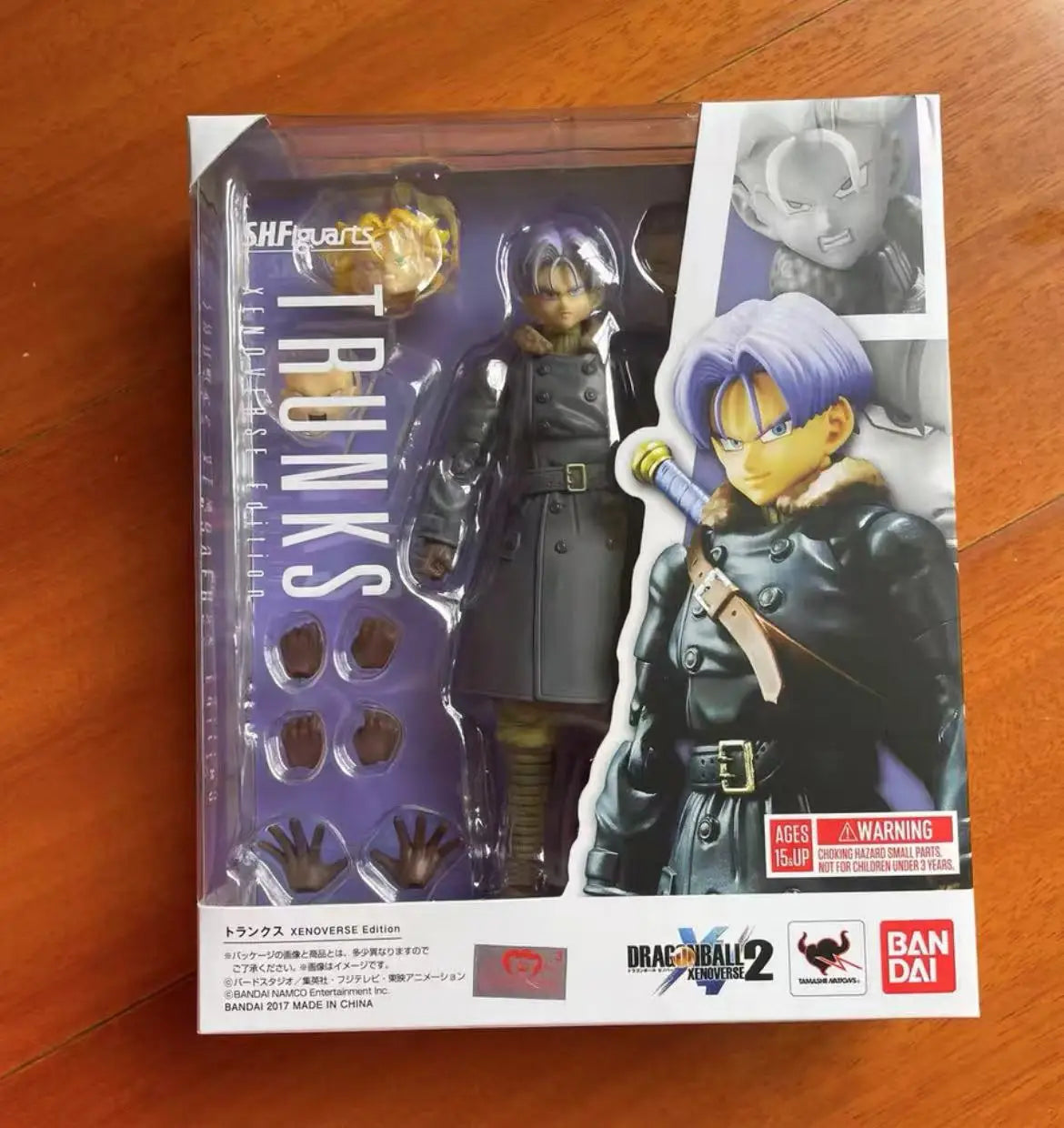 100% Original Bandai Shf Sh Figuarts Dragon Ball Xenoverse Edition Trunks Action Figures Anime Model Toys Collection